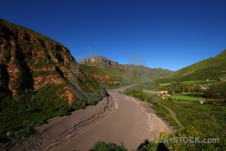 Valley landscape south america escoipe river.