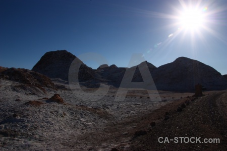 Valley of the moon desert chile san pedro de atacama sun.