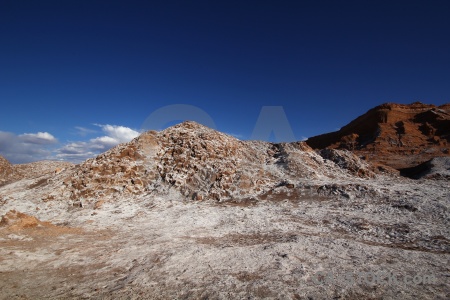 Valley of the moon rock atacama desert south america salt.