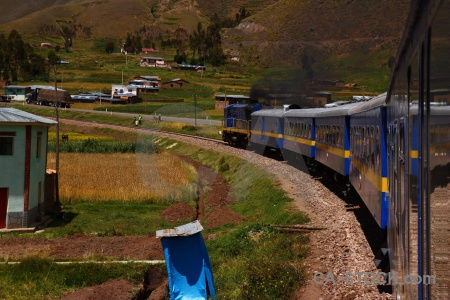 Vehicle andean explorer train peru track.