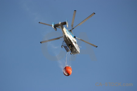 Vehicle helicopter javea montgo fire firefighting.