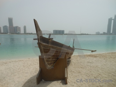 Vehicle sea western asia beach sand.