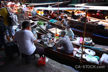 Vehicle thailand building floating canal.