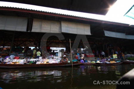 Vehicle water canal thailand floating.