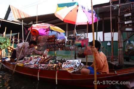 Vehicle water thailand asia damnoen saduak.