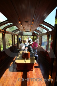 Vehicle window altitude train wood.