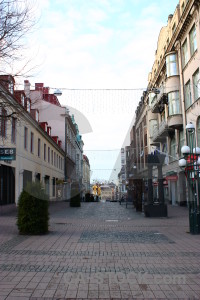 Village building street white.