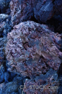 Volcanic blue texture purple rock.