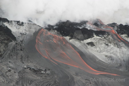 Volcanic lava gray white.