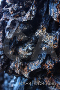 Volcanic lava texture rock blue.