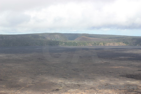 Volcanic white crater.