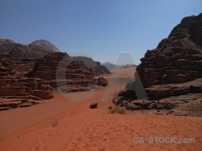 Wadi rum asia dune mountain western.