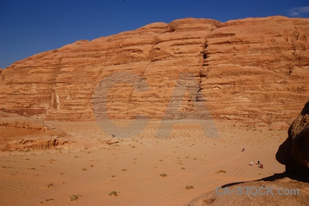 Wadi rum western asia bedouin sky sand.