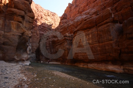 Wadi western asia sky gorge arnon.