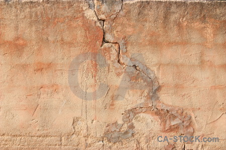 Wall brown crack plaster texture.