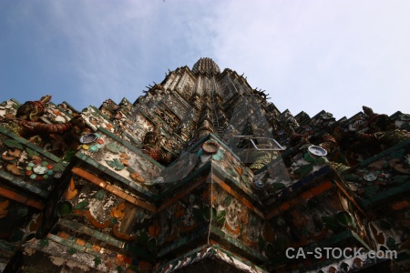 Wat arun bangkok buddhist asia thailand.