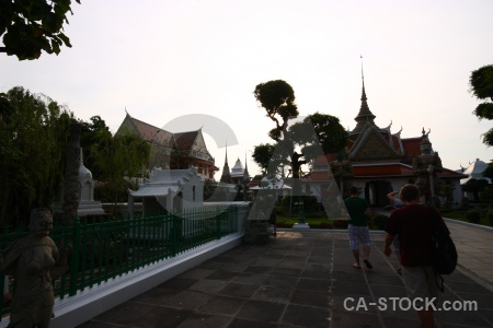 Wat arun person thailand sky buddhist.