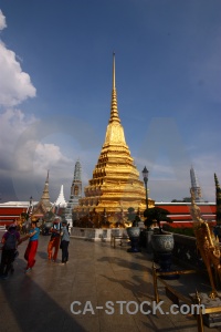 Wat phra si rattana satsadaram pyramid palace ornate buddhist.