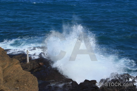 Water blue coast sea.