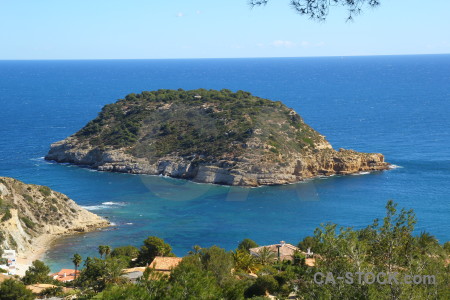 Water coast javea spain sea.