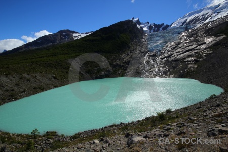 Water lake cloud terminus patagonia.