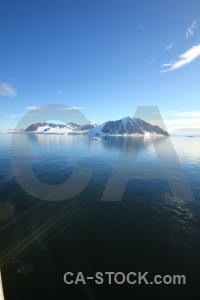 Water marguerite bay cloud sea south pole.