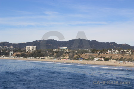 Water sea blue beach cityscape.