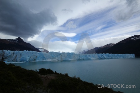 Water sky mountain terminus glacier.