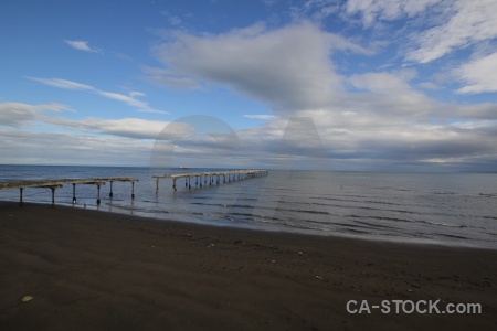 Water sky sea punta arenas chile.