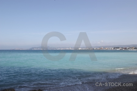 Water spain beach sea cloud.