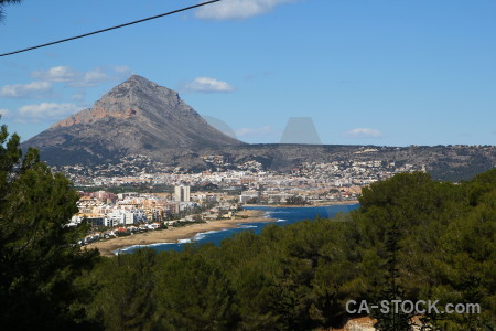 Water spain javea europe building.