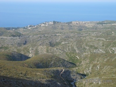 Water spain rock javea sky.