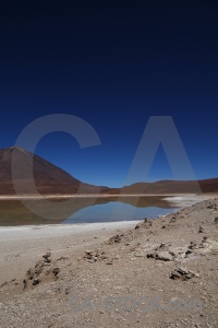 Water stratovolcano mountain andes sky.