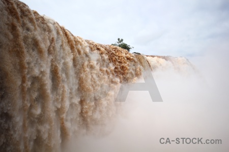 Waterfall iguazu falls sky river iguacu.