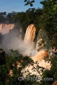 Waterfall unesco iguacu falls south america iguazu.