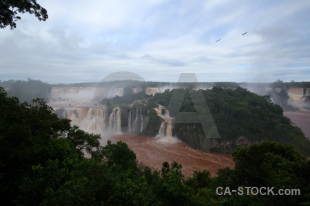 Waterfall water iguassu falls river unesco.