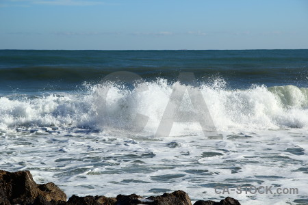 Wave sea europe javea water.