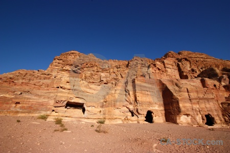 Western asia ancient petra jordan historic.