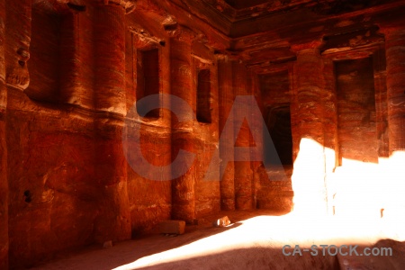 Western asia historic rock jordan unesco.