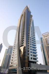 Western asia marina dubai uae building.