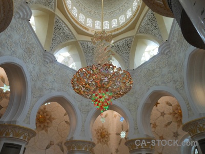 Western asia sheikh zayed building inside arabic.