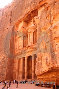 Western asia tomb historic unesco jordan.