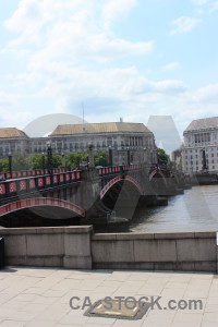 White building bridge.