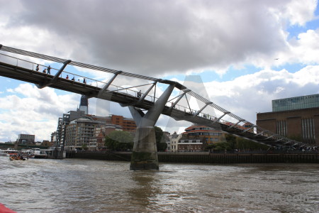 White building bridge.