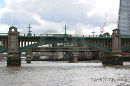 White building bridge.