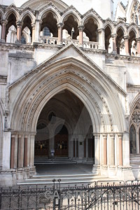 White building church archway.