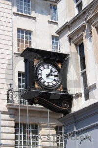 White clock object.