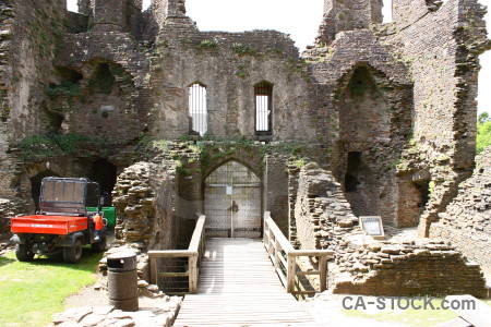 White green building castle.