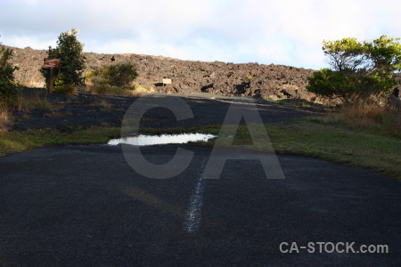 White lava volcanic.