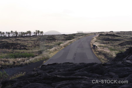 White lava volcanic.